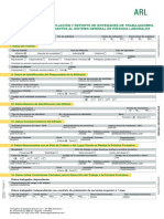 Formulario Trabajadores Independientes Boluntarios Seguros Bolivar