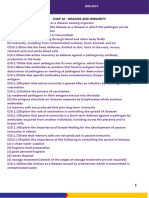 Diseases & Immunity NOTES