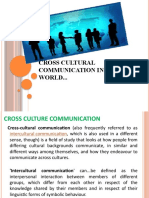 Cross Cultural Communication in Business World