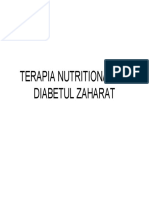 Terapia Nutritionala in Diabetul Zaharat