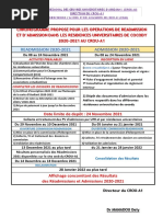 Chronogramme Et Pieces A Joindre Aux Dossiers Ad SP Et Read 2021