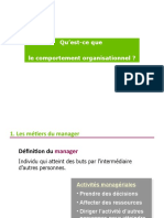 Qu'est Ce Que Le Comportement Organisationnel