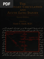 Pulmonary Circulation and Acute Lung Injury, The - Unknown