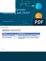 Module 9: Dynamic Addressing With DHCP: Networking Essentials (NETESS)