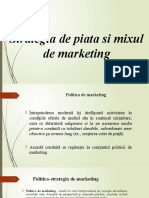 Strategia de Piata Si Mixul de Marketing