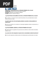 Preguntas y Respuestas de La Atención Primaria de La Salud