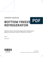 Bottom Freezer Refrigerator: Owner'S Manual