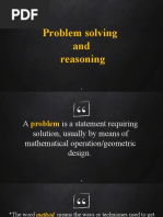 Problem Solving and Reasoning