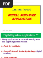 Lecture 13-14 Digital Signature Applications