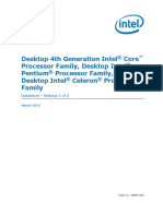 4th Gen Core Family Desktop Vol 1 Datasheet