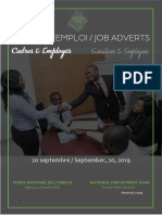 Offres D'emploi Cadres Employes 20 Septembre 2019