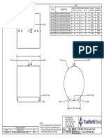 TNS Single Wall Horizontal Skid Tanks Drawing