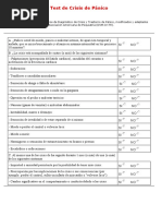 Test de Crisis de Pánico