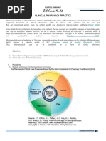 Lab Exercise No. 12: Clinical Pharmacy Practice