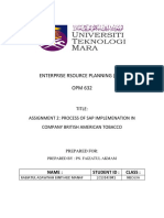 Enterprise Rsource Planning (Erp) OPM 632