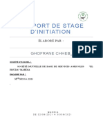 Rapport de Stage