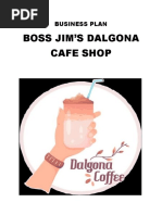 Boss Jim'S Dalgona Cafe Shop: Business Plan