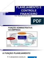 Planejamento e Controle Financeiro