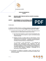 Circular Informativa 610 - 078 Procedimiento Actas de Entrega