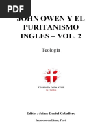 Jhon Owen Y EL PURITANISMO INGLÉS-VOL 2