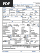 State of Colorado Traffic Crash Report: Harmful Event Sequence