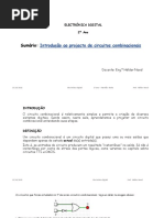 Aula 3 - Projecto de Circuitos Combinacionais