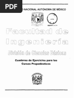 Cuadernos de Ejercicios para Los Cursos Propedéuticos