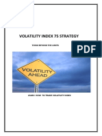 Volatility Index 75 Strategy: Think Beyond The Limits