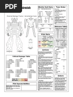 Mobile Suit Skirmish Sheet - Melee Guy