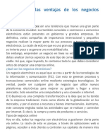 Los Negocios Electrónicos para Cadena de Suministros