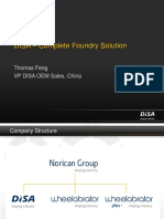 Disa - Complete Foundry Solution: Thomas Feng VP DISA OEM Sales, China