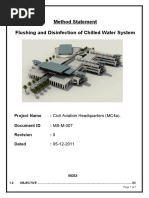 Flushing of CHW System