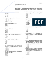 Refreshers Math T3