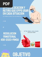 Epps, Colocacion Y Retiro Que Epps Usar en Cada Situacion: Lic. Pamela Carol Falcon Mendoza