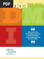 Drum Major Institute: 2003 Annual Report