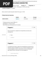 Evaluación Segundo Bimestre Teoria Microeconomica E.P