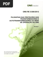 200-2012 - Filosofias de Proteção de Transformadores e Autotransformadores