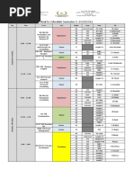 Final Ex Schedule Semester 1 - 2021/2022: Day Hour Level Nember Group Room Obs