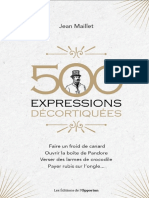 500 Expressions Decortiquees - Jean Maillet