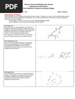 Physics General (PHSG) Class Notes Department of Physics Rishi Bankim Chandra Evening College