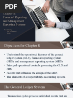 Chapter 8 Financial Reporting and Management Reporting Systems