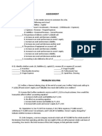 Assessment: 6-11: Identify Whether Assets (A), Liabilities (L), Capital (C), Revenue (R) or Expense (E) Account