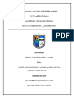 Informe Final - Gestión de La Calidad