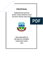 Proposal Budidaya Perikanan