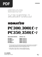 15023506-Komatsu Service Pc300-7 Pc300lc-7 Pc350-7 Pc350lc-7 Shop Manual Excavator Workshop Repair Book