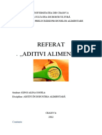 Referat Sapoi Alina Aditivi Alimentari