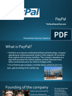 Paypal: Presentation Done By: Danilo Joncic & Pavle Stevanovic