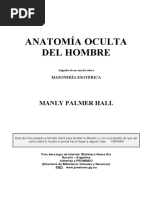 Anatomia Oculta (Y Un Escrito Masonico) by Hall, Manly