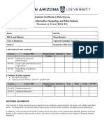 Graduate Certificate in Data Science School of Informatics, Computing, and Cyber Systems