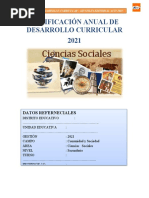 Plan Anual C. Sociales